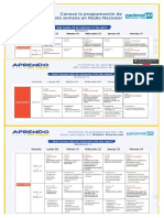 HORARIOS DE APRENDO EN CASA TODAS LAS SEMANAS