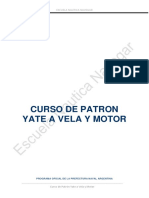 Curso de Patrón Yate a Vela y Motor