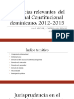 Jurisprudencia Del Tribunal Constitucional Dominicano - VJCP 2015