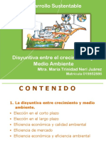 Sem 1 Disyuntiva Entre El Crecimiento y Medio Ambiente