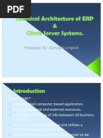 Technical Architecture of ERP