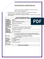 Formato de Registro de La Difusión Del Ssu - Patricia PDF