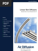 Anemostat Linear Diffuser Specifications | PDF | Mechanical Engineering
