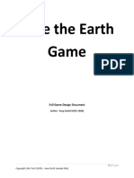 Full Game Design Document - The Earth