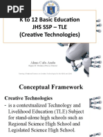 K To 12 Basic Education Jhs SSP - Tle (Creative Technologies)