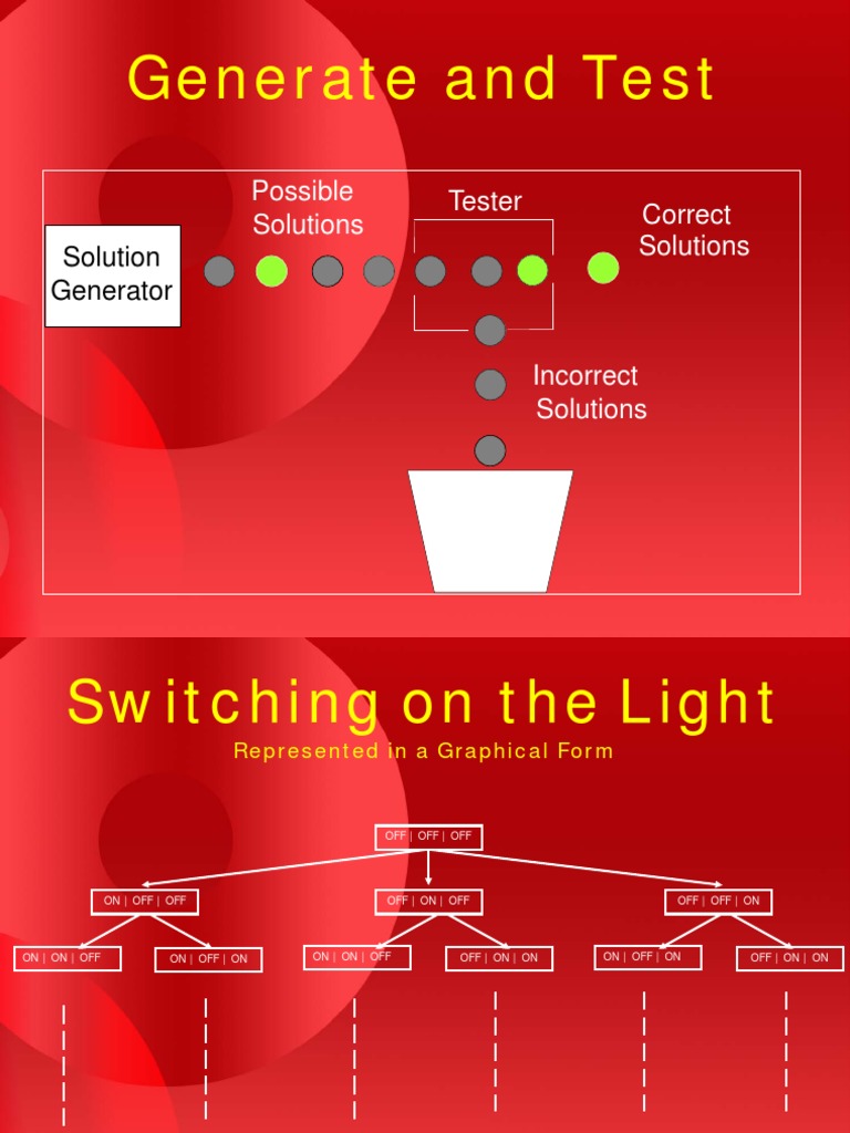Generate and Test: Tester Possible Solutions Correct Solutions | PDF ...