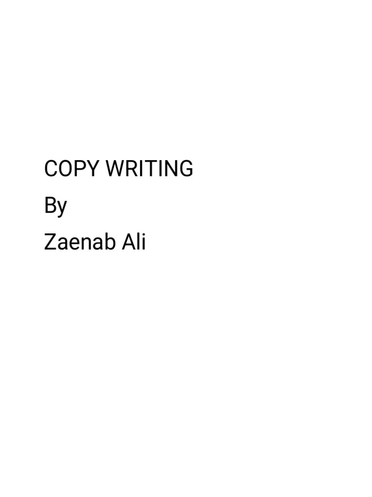 Essential Copywriting Skills for Entrepreneurs | PDF
