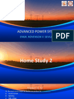 ADVANCED POWER SYSTEM ENGR. ROVENSON V. SEVILLA Home Study 2