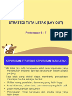 Pertemuan 6 - 7 Strategi Tata Letak