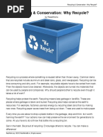 Reduce Reuse Recycle Questions and Answers | PDF | Recycling | Waste