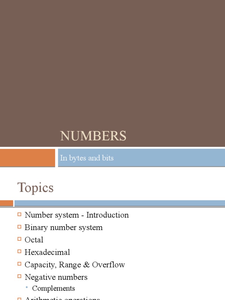Understanding Number Systems Explained | PDF | Bit | Theory Of Computation
