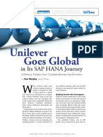 Accenture Unilever Goes Global in Its SAP HANA Journey PDF