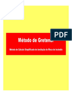 Método de Gretener. Método de Cálculo Simplificado de Avaliação Do Risco de Incêndio PDF