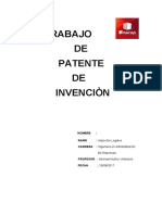 TAREA N°1 "Patentes de Invención