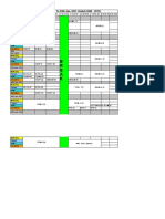 B R E A K: TIME - TABLE 10th Jan. To 16th Jan. 2011 (Batch 2009 - 2011)