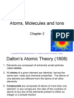 Atoms, Molecules and Ions