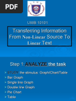 Transferring Information From Source To Text