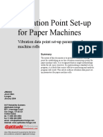 Vibration Point Set-Up For Paper Machine