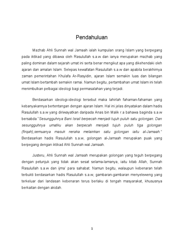 pengasas ahli sunnah wal jamaah