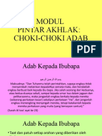 Modul Pintar Akhlak - Choki-Choki Adab