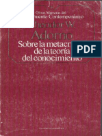 Adorno, Sobre la metacritica de la teoría del conocimiento.pdf