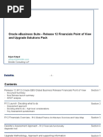 Oracle Ebusiness Suite - Release 12 Financials Point of View and Upgrade Solutions Pack