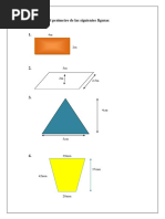 Actividades de Repaso Áreas y Perímetros - Tabla de Soluciones