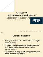 Marketing Communications Using Digital Media Channels
