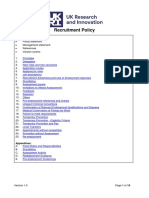 UKRI Recruitment Policy