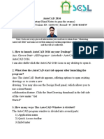 AutoCAD 2016 Important Notes - by - Mamun Hossen