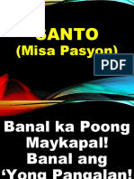 Santo (Misa Pasyon)