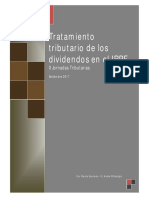 Tratamiento Tributario de Los Dividendos en El IRPF