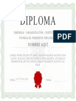 Diploma Certificado III PowerPoint