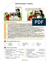 Nouns / Word Formation / Articles: Listen and Repeat. Then Act Out