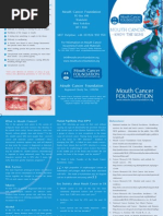 Mouth Cancer Information Leaflet