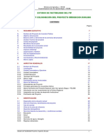 Estudio de Factivilidad Proyecto de Irigacion PDF