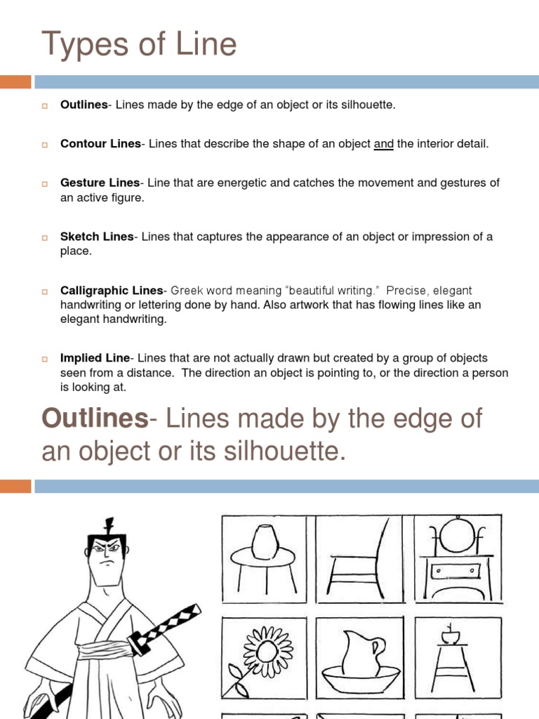 Types of Line | PDF | Drawing | Gesture