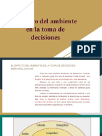 Impacto Del Ambiente en La Toma de Decisiones