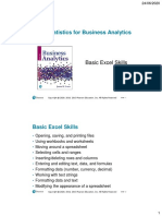 Basic Statistics For Business Analytics
