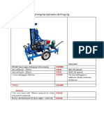 HF260D-100 Diesel Engine Hydraulic Drilling Rig