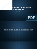 Pews & Plantains Star Wars Quiz