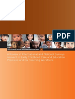 A Review of International and National Surveys Relevant To Early Childhood Care and Education Provision and The Teaching Workforce - UNESCO