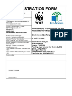 Eco-Schools Programme - Registration Form - SK BANDAR BUKIT MAHKOTA PDF