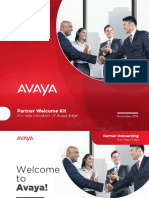 Partner Welcome Kit: For New Members of Avaya Edge