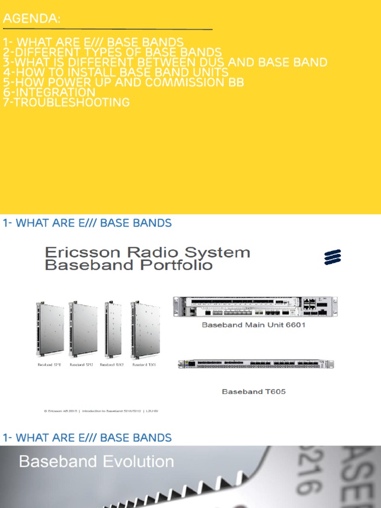 Ericsson Baseband Installation Guide | PDF | Computer Data | Computing