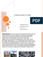 Infrastructure: Submitted by Sushmita Dash Roll-No. 6 Class 11 Sec D