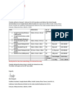 Customs Authorization Letter To Be Signed by Google JKT PDF