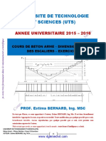 Cours de B.A - CALCUL DES ESCALI. M - EX - Watermark PDF