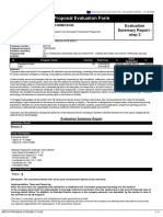 Proposal Evaluation Form: Evaluation Summary Report - Step 2