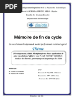 Développement Mobile Multiplateforme d’une application de